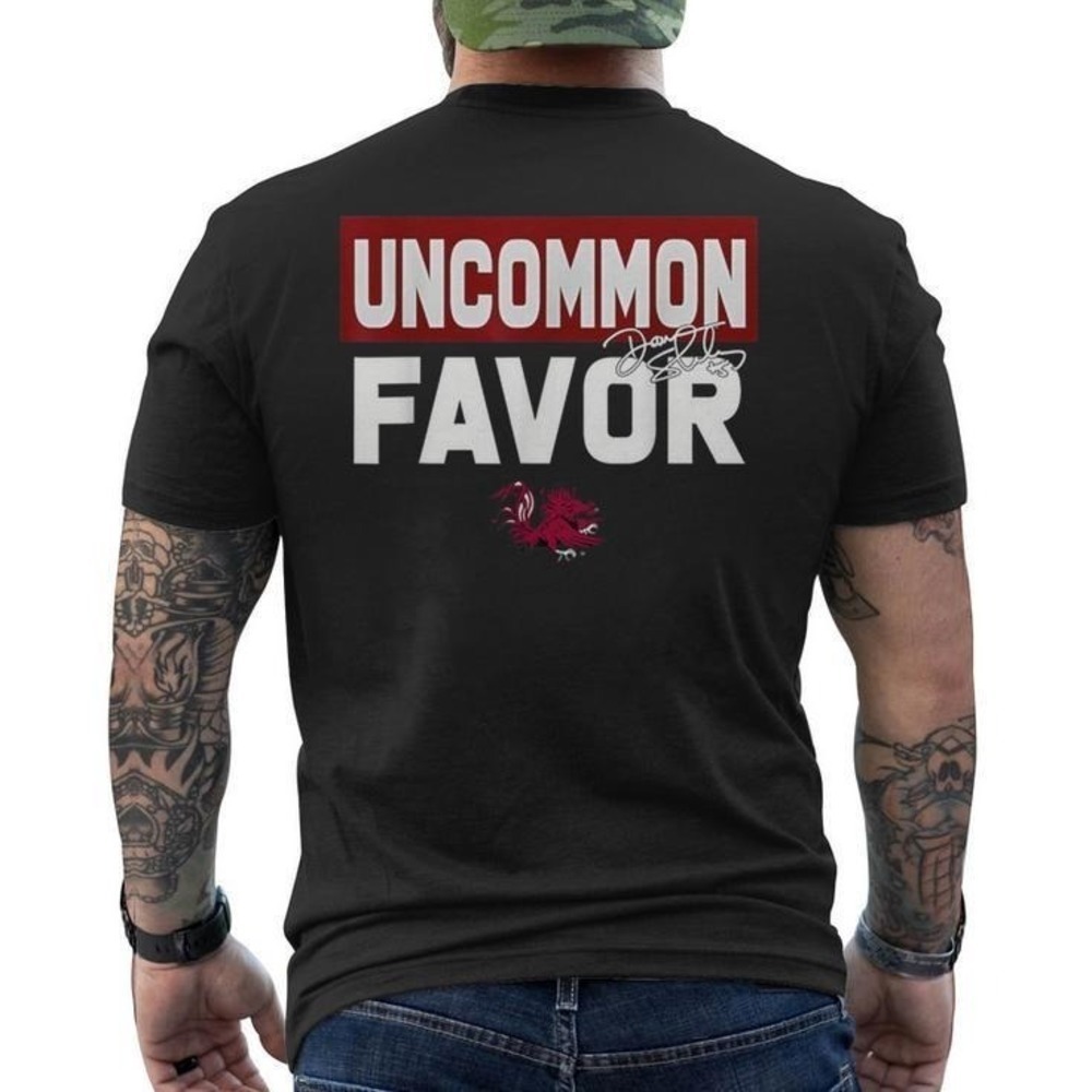 Uncommon Favor Faith Inspired Minimal Typography T-Shirt